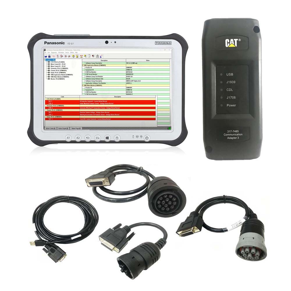 Best Quality CAT Caterpillar ET 2026A 2019C Diagnostic Adapter III Cat Communication Adapter 3 (Real Caterpillar ET3 Adapter 3) - Heavy Duty Diagnostic Tools - 图15