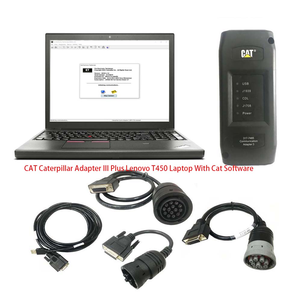 Best Quality CAT Caterpillar ET 2026A 2019C Diagnostic Adapter III Cat Communication Adapter 3 (Real Caterpillar ET3 Adapter 3) - Heavy Duty Diagnostic Tools - 图18