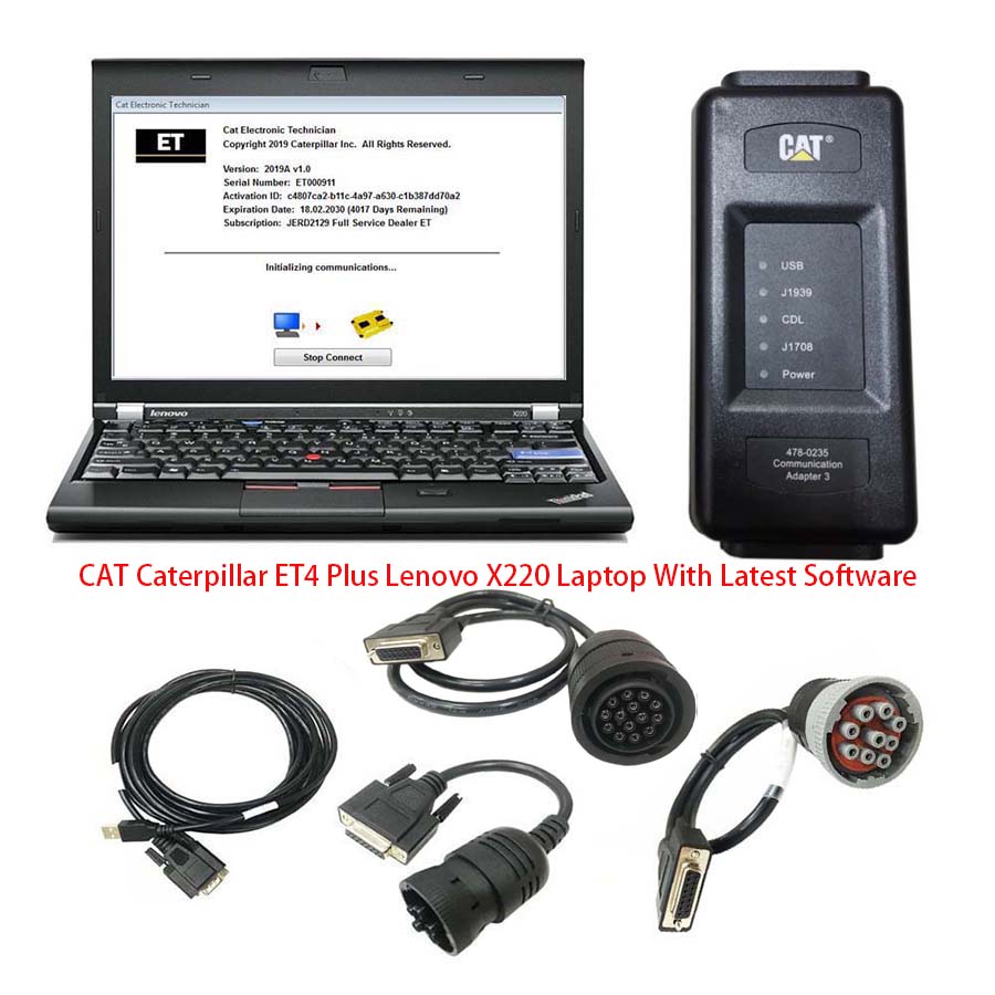 Newest 2026A/2019C CAT Caterpillar ET4 Diagnostic Communication Adapter IV CAT truck Diagnostic Tool - Heavy Duty Diagnostic Tools - 图8