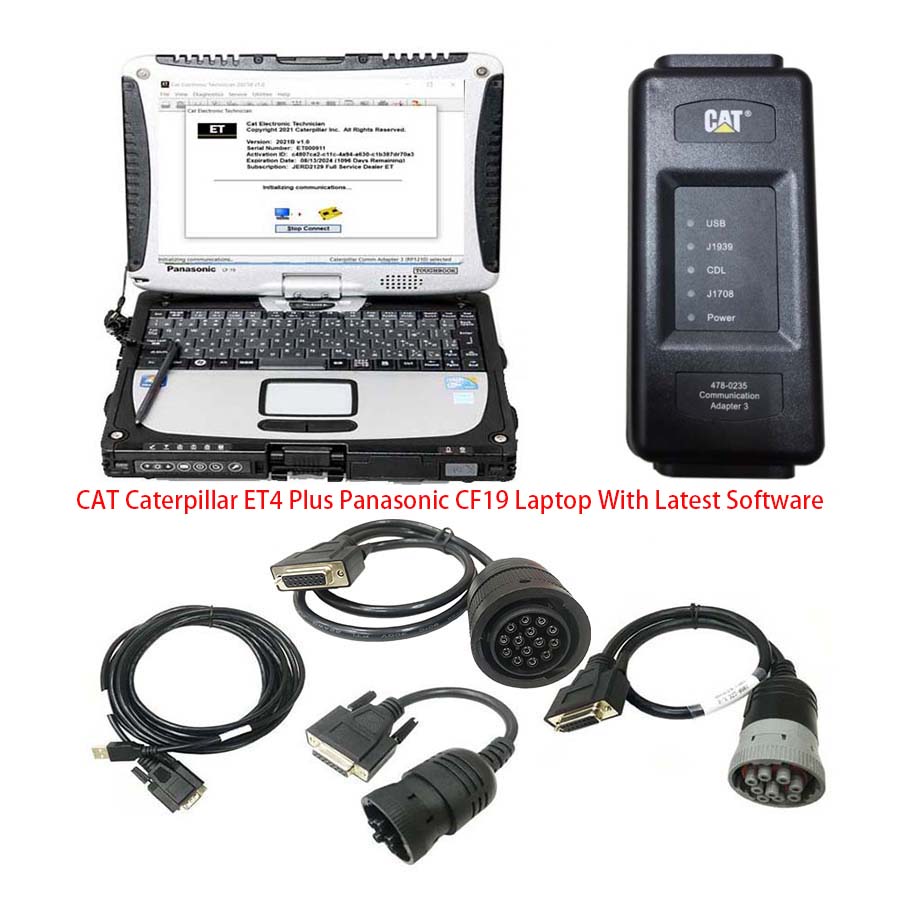 Newest 2026A/2019C CAT Caterpillar ET4 Diagnostic Communication Adapter IV CAT truck Diagnostic Tool - Heavy Duty Diagnostic Tools - 图10