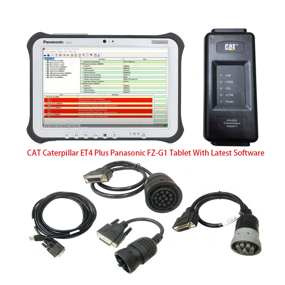 Newest 2026A/2019C CAT Caterpillar ET4 Diagnostic Communication Adapter IV CAT truck Diagnostic Tool - Heavy Duty Diagnostic Tools - 图11