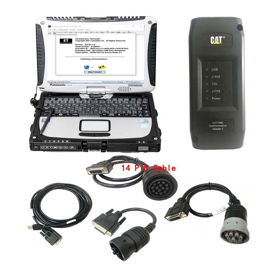Best Quality 2026A/2019C CAT Caterpillar ET 3 Diagnostic Adapter III CAT Truck Diagnostic Tool PLUS Panasonic CF19 Laptop - OTOTOOL  Off-HighWay Vehicle Diagnosis - 图10