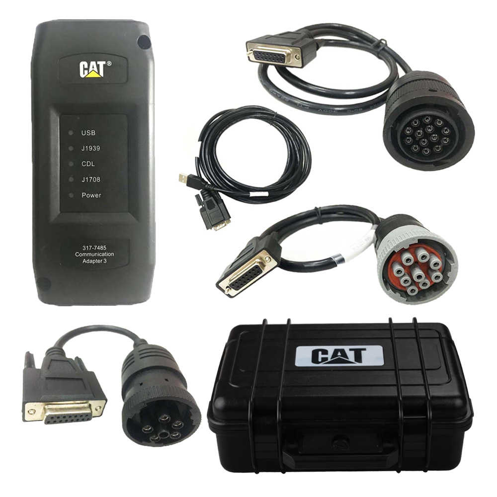 2026A CAT Caterpillar ET Diagnostic Adapter III CAT Diagnostic Tool Plus Laptop with CAT SIS Software (Real Caterpillar ET Adapter 3) - Heavy Duty Diagnostic Tools - 图2