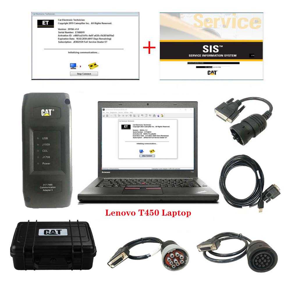 2026A CAT Caterpillar ET Diagnostic Adapter III CAT Diagnostic Tool Plus Laptop with CAT SIS Software (Real Caterpillar ET Adapter 3) - Heavy Duty Diagnostic Tools - 图9
