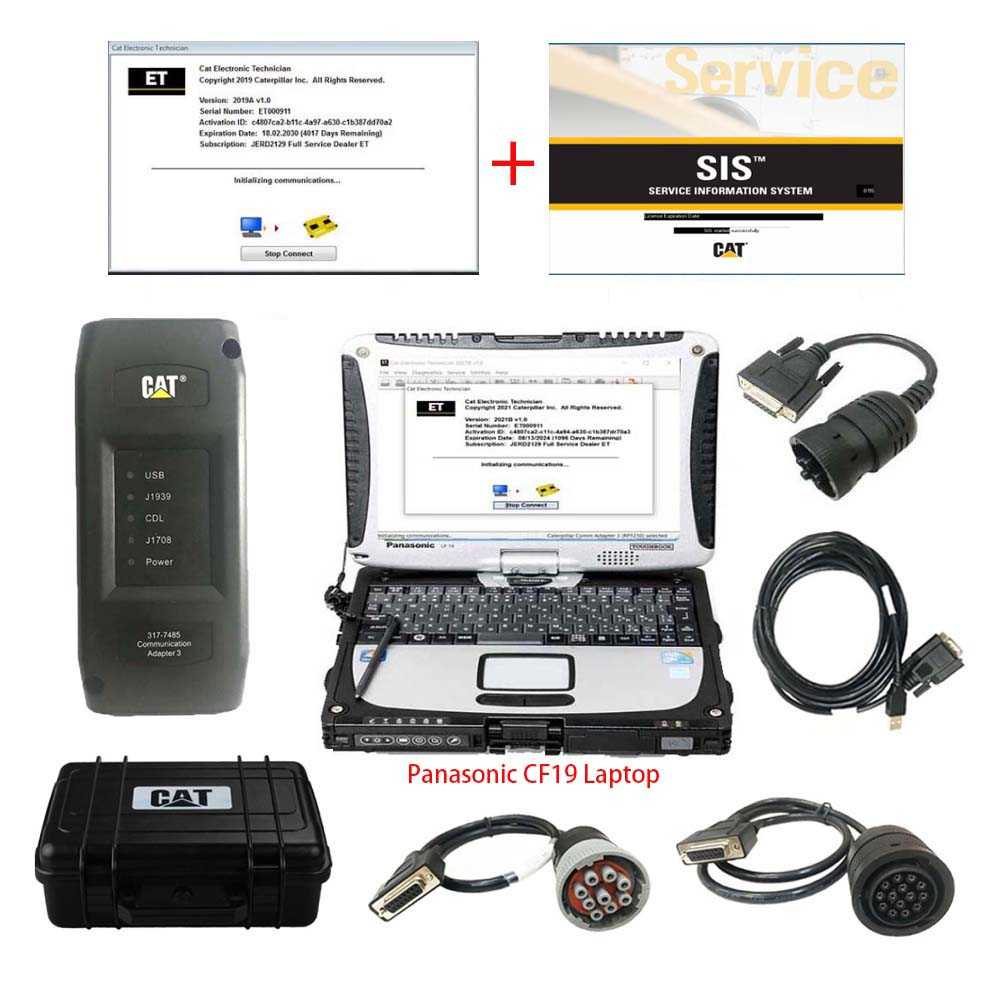 2026A CAT Caterpillar ET Diagnostic Adapter III CAT Diagnostic Tool Plus Laptop with CAT SIS Software (Real Caterpillar ET Adapter 3) - Heavy Duty Diagnostic Tools - 图10