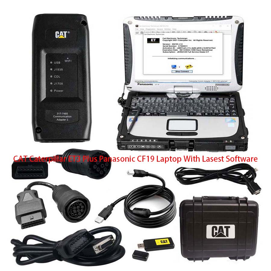 CAT Caterpillar ET Diagnostic Adapter III 2026A/2019C CAT ET 3 Truck Diagnostic Tool With WIFI - Heavy Duty Diagnostic Tools - 图11