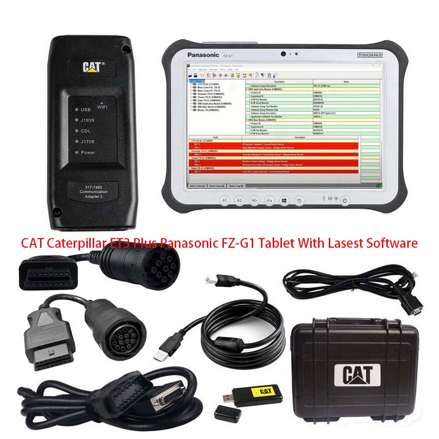 CAT Caterpillar ET Diagnostic Adapter III 2026A/2019C CAT ET 3 Truck Diagnostic Tool With WIFI - Heavy Duty Diagnostic Tools - 图14