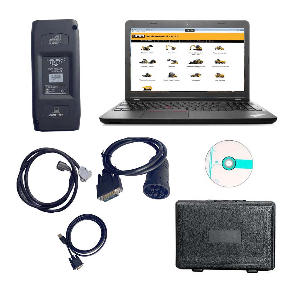 JCB Heavy Duty Truck Diagnostic Tool JCB Electronic Service Tool with JCB ServiceMaster 4 V25.01 or V25.07 - Heavy Duty Diagnostic Tools - 图7