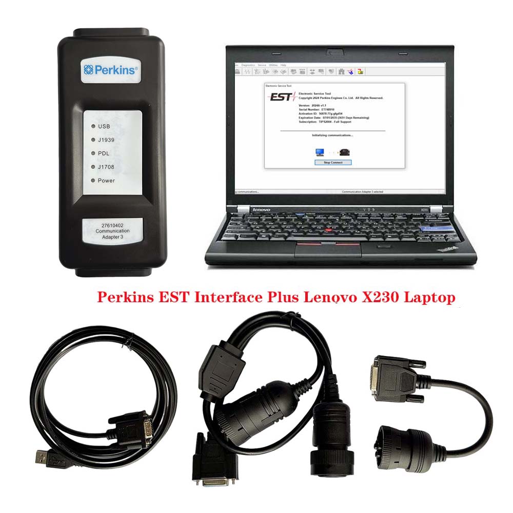 2025C Version Perkins EST Interface Diagnostic Tool (Real Perkins EST CA3 Interface) - Heavy Duty Diagnostic Tools - 图5