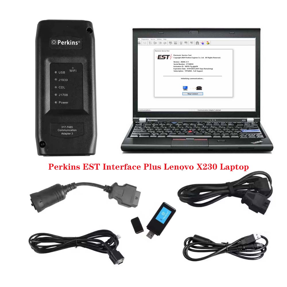 Perkins EST Interface EST Diagnostic Adapter 2025C With WIFI - Heavy Duty Diagnostic Tools - 图4