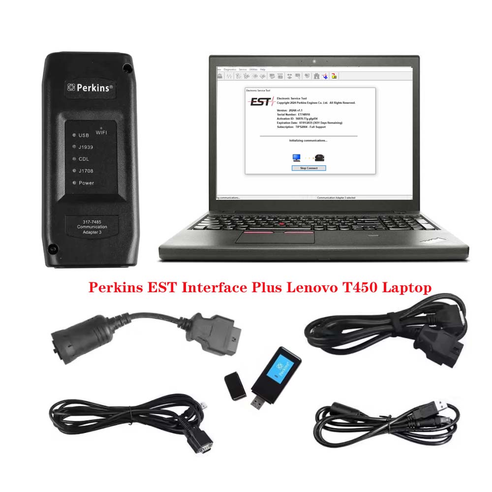 Perkins EST Interface EST Diagnostic Adapter 2025C With WIFI - Heavy Duty Diagnostic Tools - 图5