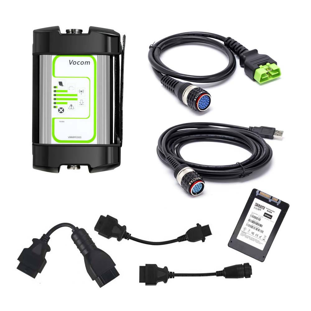 For Volvo 88890300 Vocom Interface PTT 2.8.241 For Volvo/Renault/UD/Mack Truck Diagnose