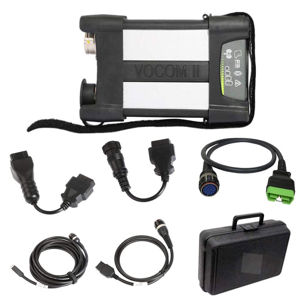 For V-olvo VOCOM II Heavy Duty Truck 88894000 Diagnostic Kit & Cable full set PTT 2.8.241 Diagnostic Tool V-olvo Truck