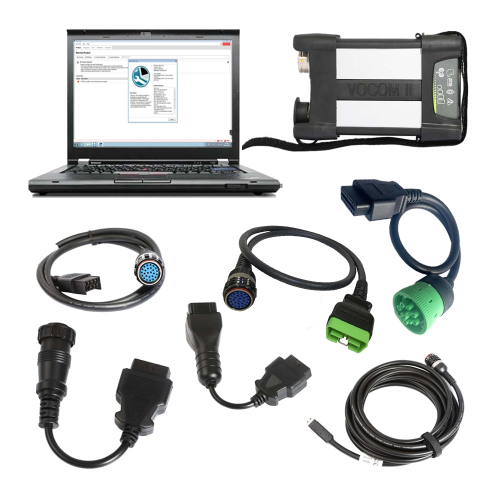 For V-olvo 88894000 VOCOM II With APCI PTT2.8.241 Excavator Heavy Truck Diagnostic Tool Plus Lenovo T420 Laptop - Heavy Duty Diagnostic Tools - 图14