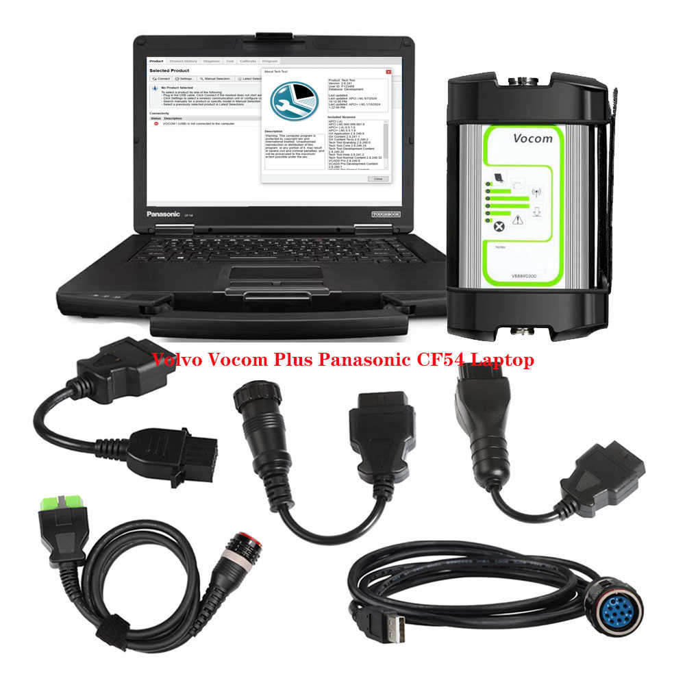 88890300 Vocom for V-olvo ​Interface for V-olvo/Renault/UD/Mack Truck Diagnose (Real V-olvo Vocom）with PTT 2.8.241 Software - Heavy Duty Diagnostic Tools - 图9