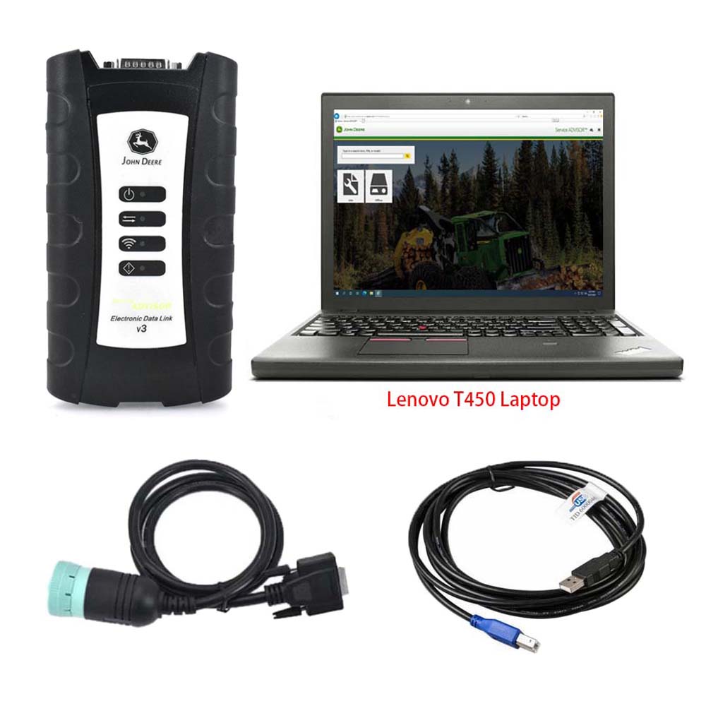 V5.4.44 AG + CF Software John Deere Service Advisor EDL V3 Electronic Data Link Tractor Diagnostic Scanner - Heavy Duty Diagnostic Tools - 图4