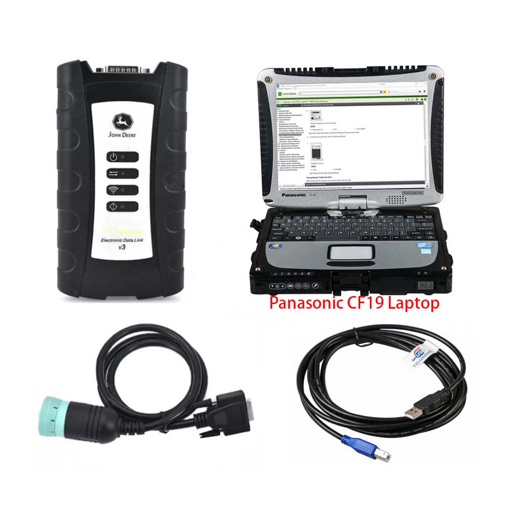 V5.4.44 AG + CF Software John Deere Service Advisor EDL V3 Electronic Data Link Tractor Diagnostic Scanner - Heavy Duty Diagnostic Tools - 图5