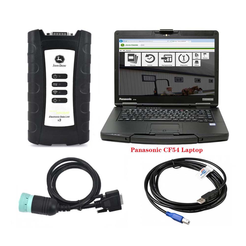 V5.4.44 AG + CF Software John Deere Service Advisor EDL V3 Electronic Data Link Tractor Diagnostic Scanner - Heavy Duty Diagnostic Tools - 图6