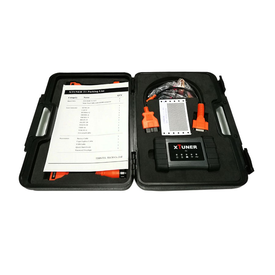 Heavy Duty Truck Xtuner T1 HD Diagnostic Tool Support Special Functions with WIFI - Heavy Duty Diagnostic Tools - 图15