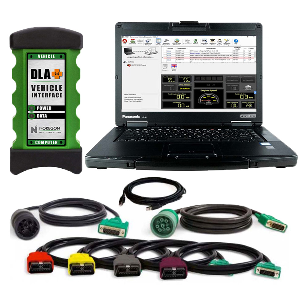 Newest 2025 V3 Noregon JPRO Professional Truck Diagnostic Tool Plus Panasonic CF54 Laptop - Heavy Duty Diagnostic Tools - 图7