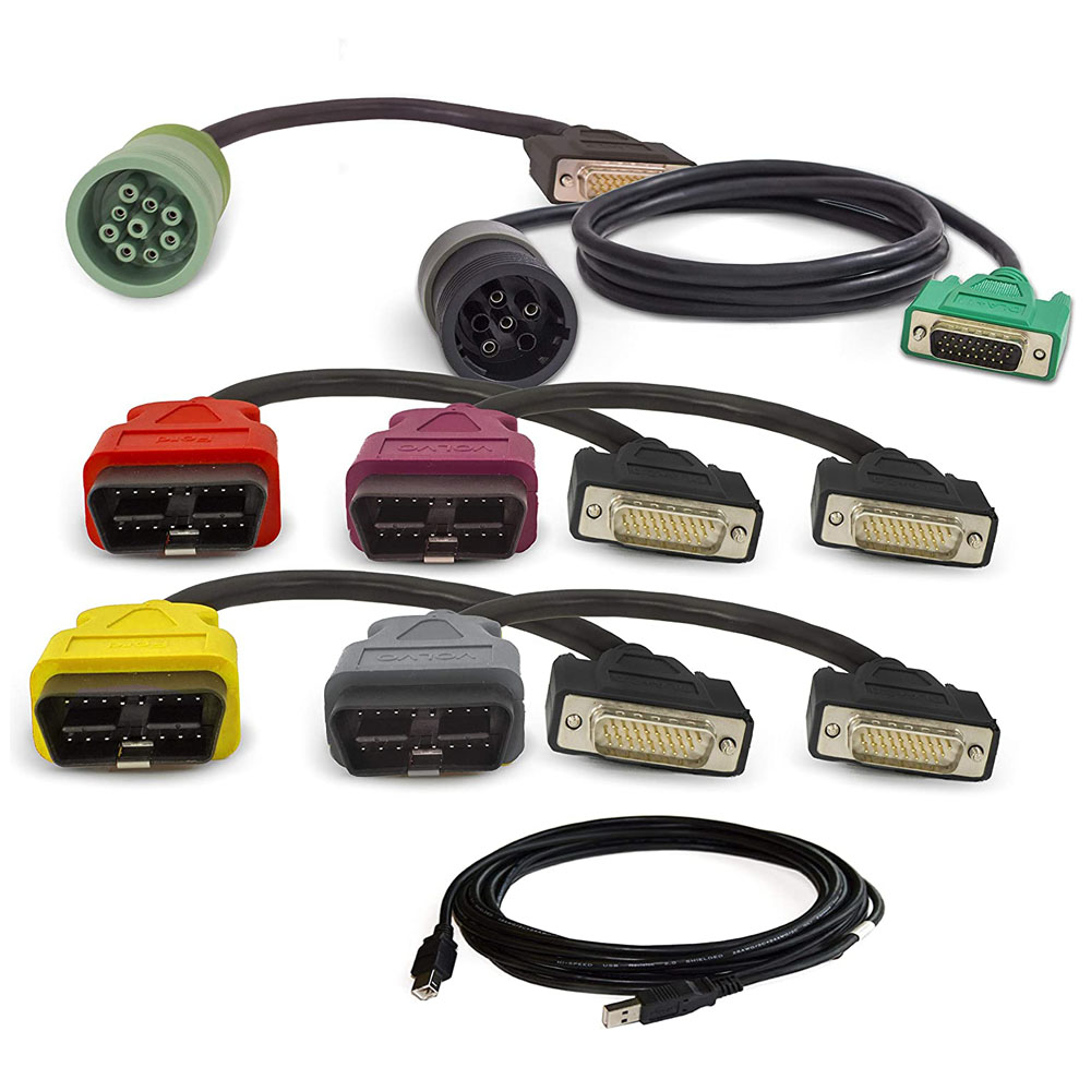 2025 V3 Noregon JPRO Heavy duty Medium-duty Truck Scanner Diagnostic Tool Noregon JPRO DLA Plus 2.0 Adapter kit - Heavy Duty Diagnostic Tools - 图9