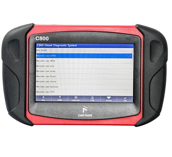 CAR FANS C800+ Heavy Duty Truck Diesel Vehicle Diagnostic Scan Tool for Commercial Vehicle, Passenger Car, Machinery with Special Function - Heavy Duty Diagnostic Tools - 图3